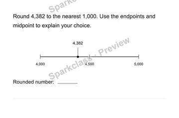 Round to a given place — Grade 4 problem preview