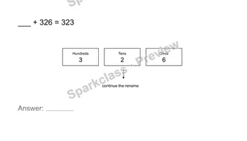 Find the missing number — Grade 2 problem preview