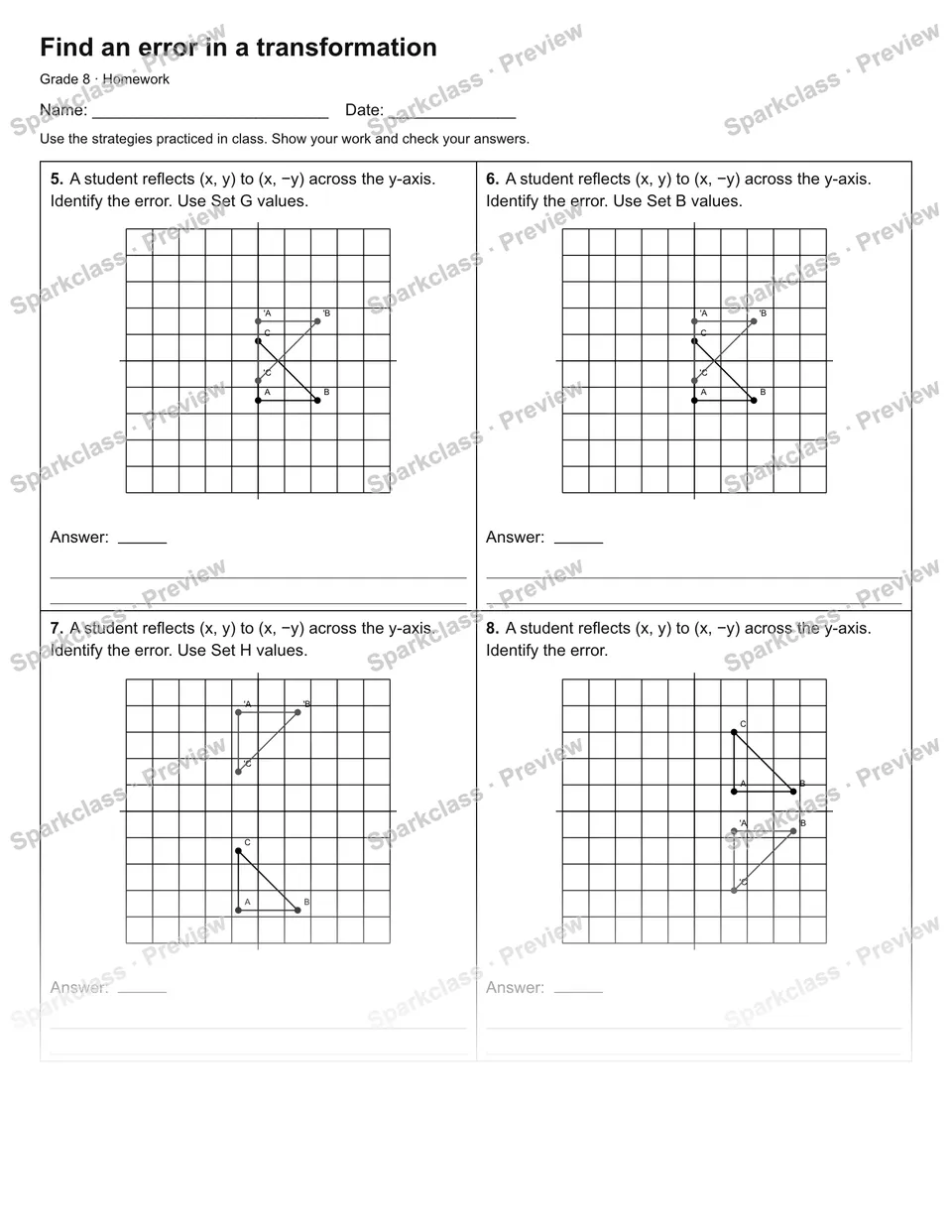 Find an error in a transformation — Homework — page 2