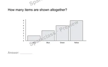 Read a measurement graph — Grade 2 problem preview