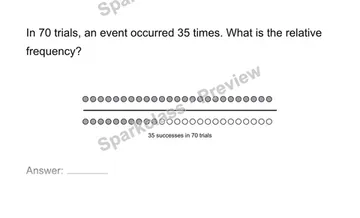 Find relative frequency — Grade 7 problem preview