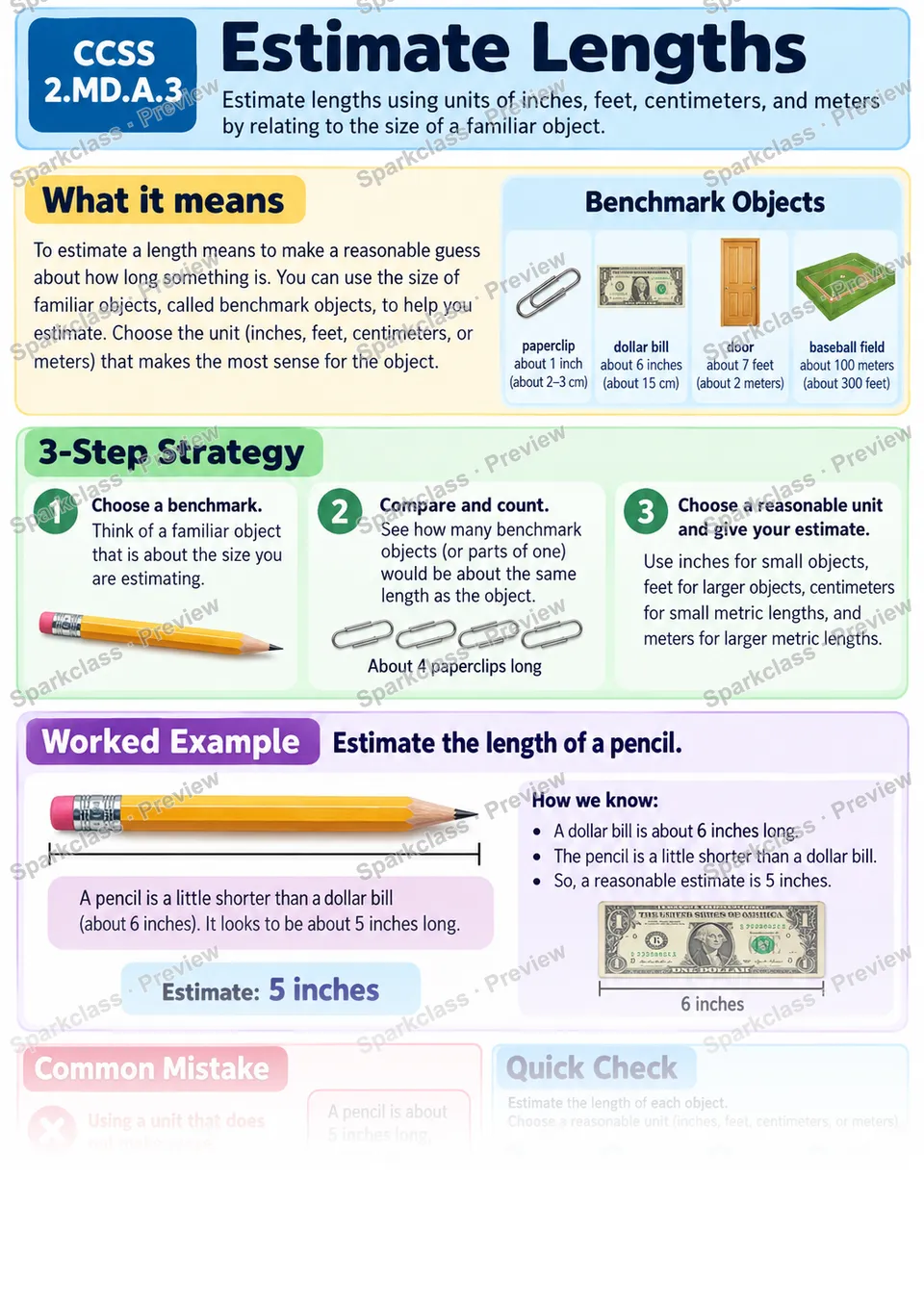 Knowledge Guide · Estimate Lengths — page 1