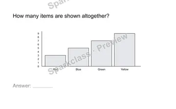 Read a measurement graph — Grade 2 problem preview