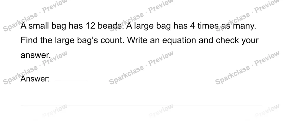 Solve and check — page 1