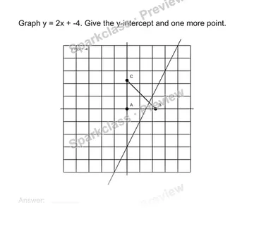 Graph a linear equation — Grade 8 problem preview