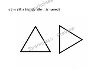 Recognize shapes in new orientations — Kindergarten problem preview