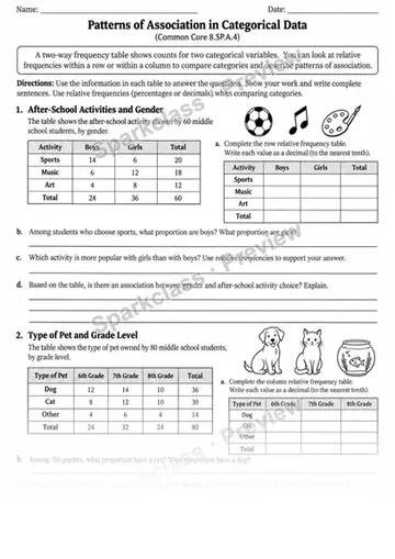8.SP.A.4 · Variant 2 — Grade 8 worksheet preview