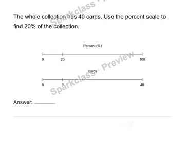 Percent as a rate per hundred — Grade 6 problem preview