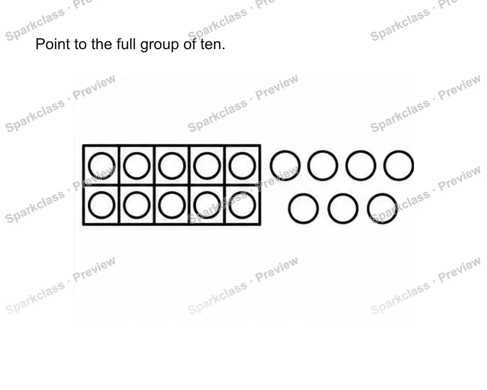 Make one group of ten — page 1