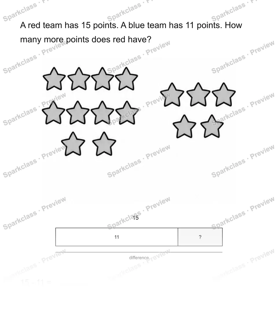 Explain a comparison — page 1