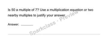 Recognize multiples — Grade 4 problem preview