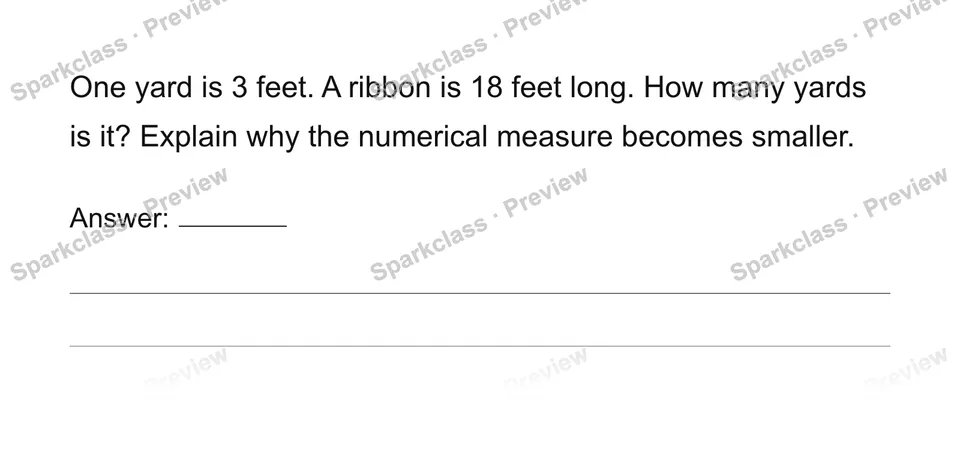 Convert using a ratio — page 1