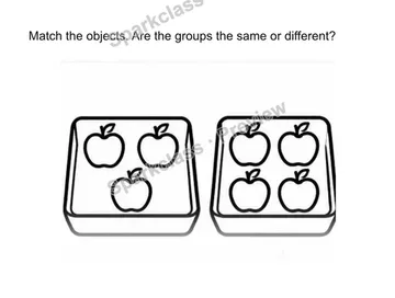 Use matching to justify comparison — Kindergarten problem preview