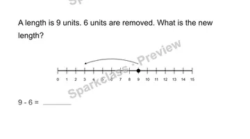 Use a length number line — Grade 2 problem preview