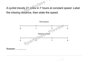 Unit prices and constant speed — Grade 6 problem preview