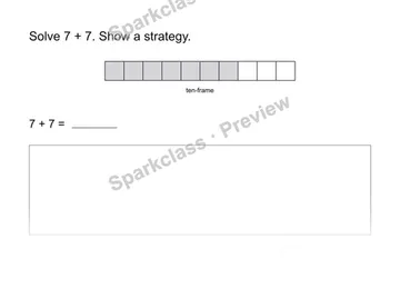 Use a strategy — Grade 2 problem preview
