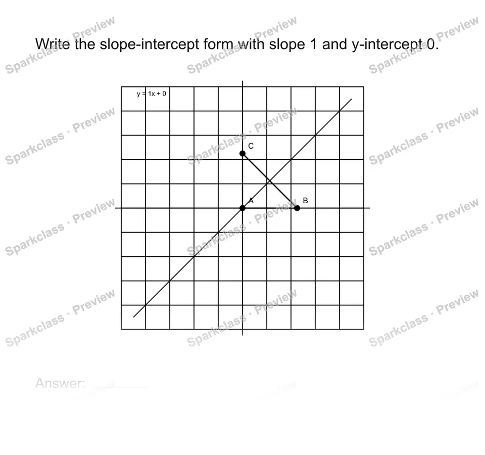 Use slope-intercept form — page 1