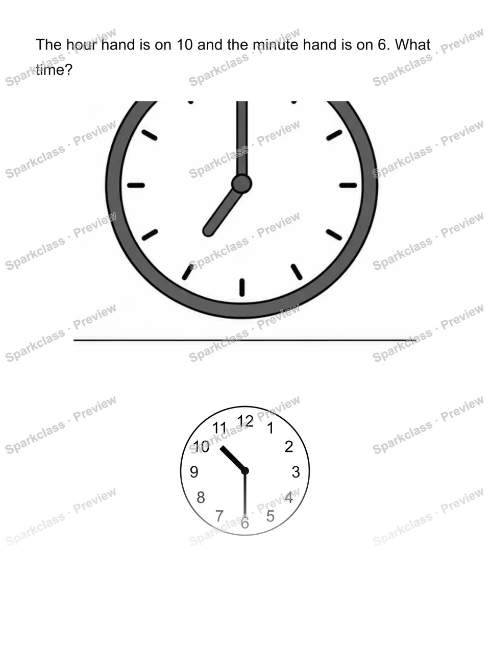 Write digital time — page 1