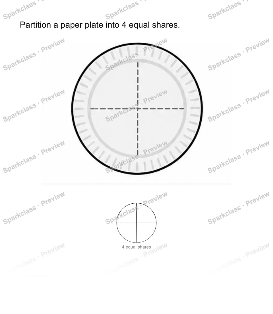 Make equal shares — page 1