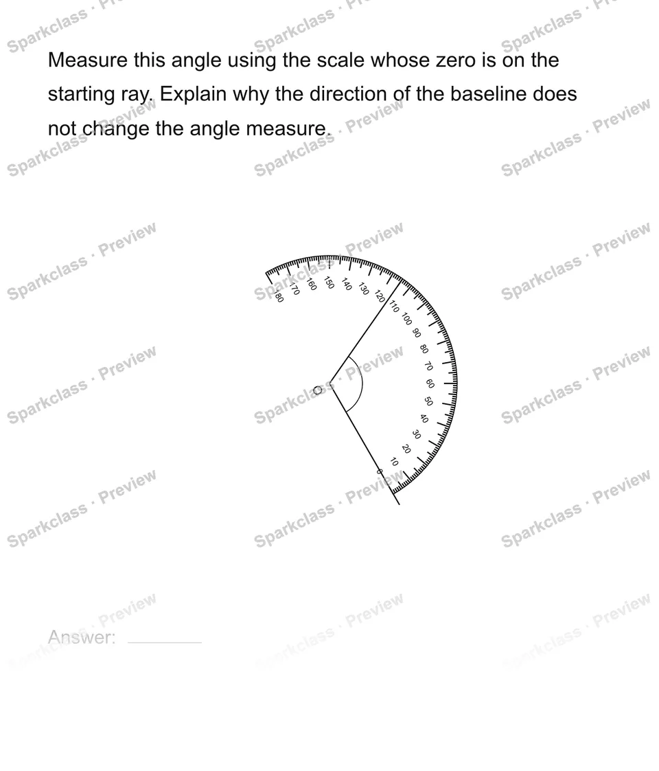 Measure from a rotated baseline — page 1