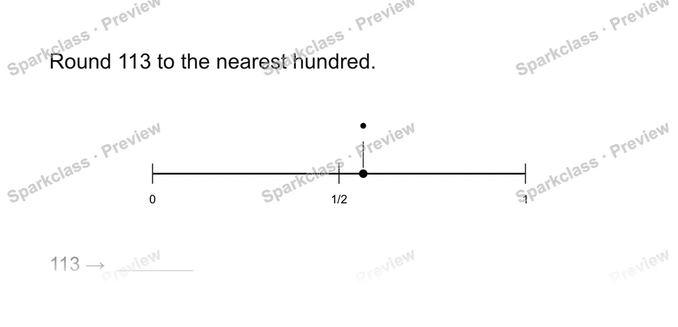 Round to the nearest hundred — page 1