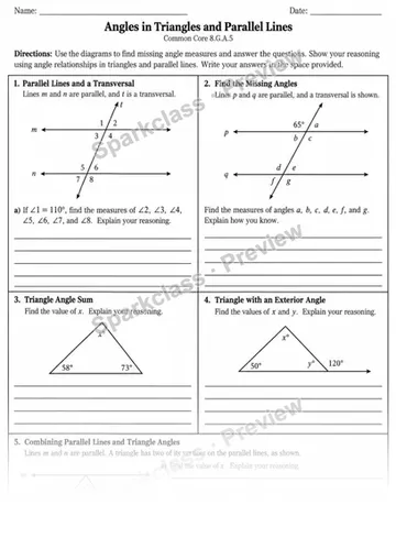 8.G.A.5 · Variant 2 — Grade 8 worksheet preview
