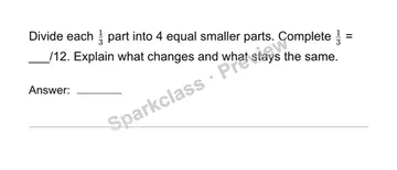 Explain equivalent fractions with models — Grade 4 problem preview