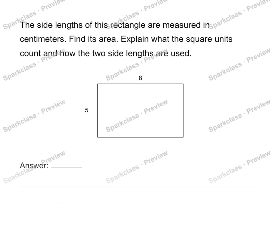 Recall rectangle area — page 1