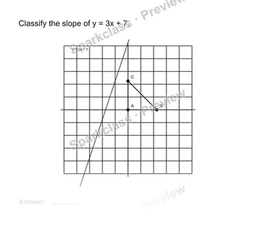 Identify positive negative and zero slope — Grade 8 problem preview