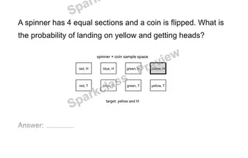 Find a compound-event probability — Grade 7 problem preview