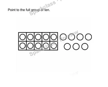 Make one group of ten — Kindergarten problem preview