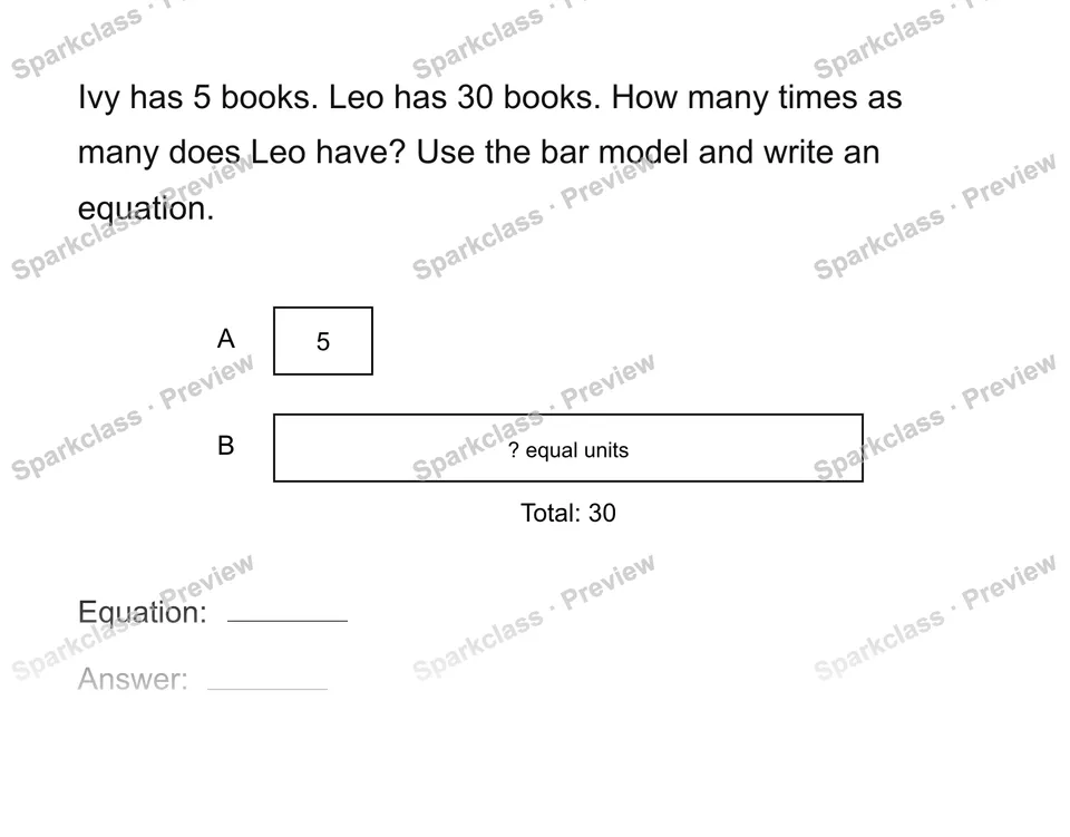 Model an unknown quantity — page 1