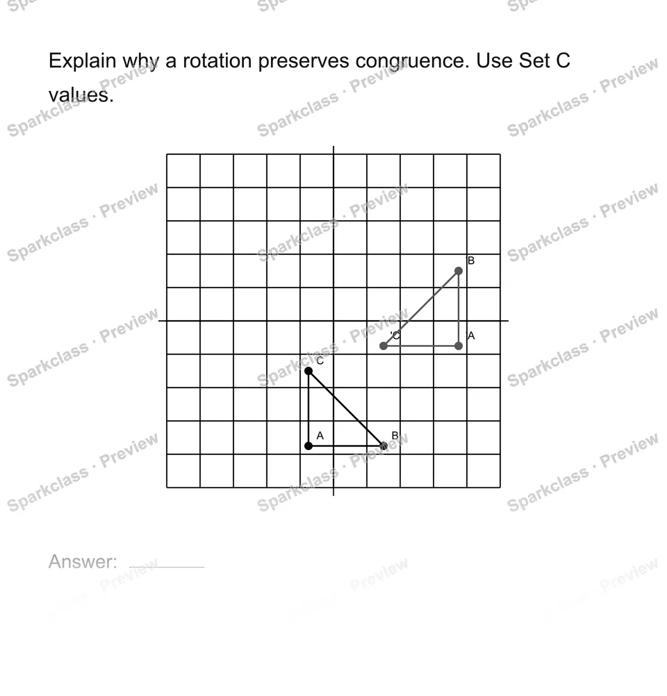 Justify congruence by transformations — page 1