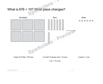 Add or subtract 10 — Grade 2 problem preview