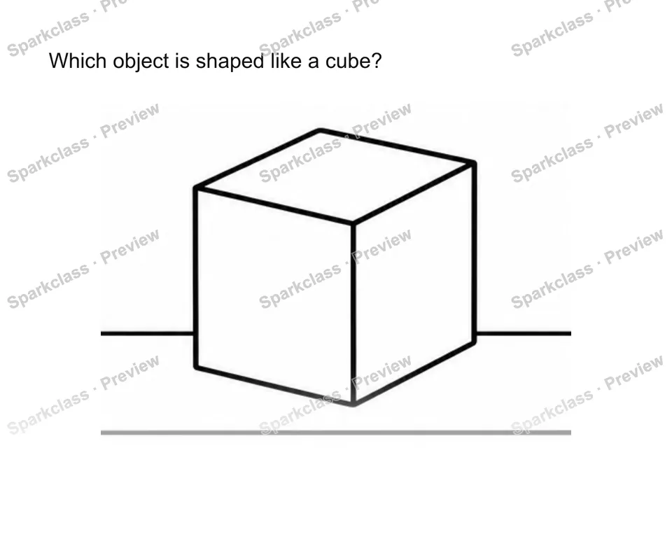 Identify solid shapes — page 1