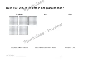 Keep the zero place — Grade 2 problem preview